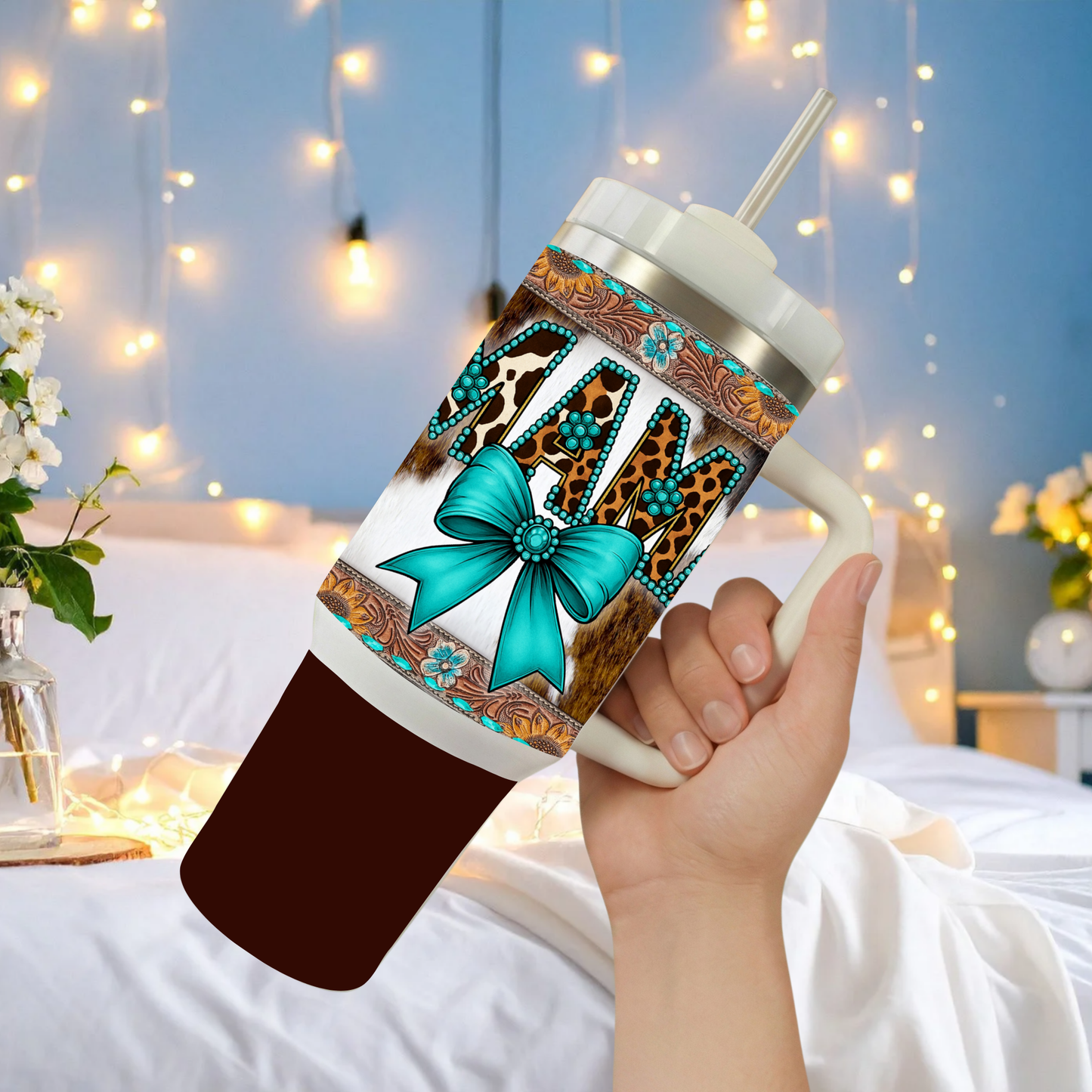 The Full 40 ounce Mama Tumbler