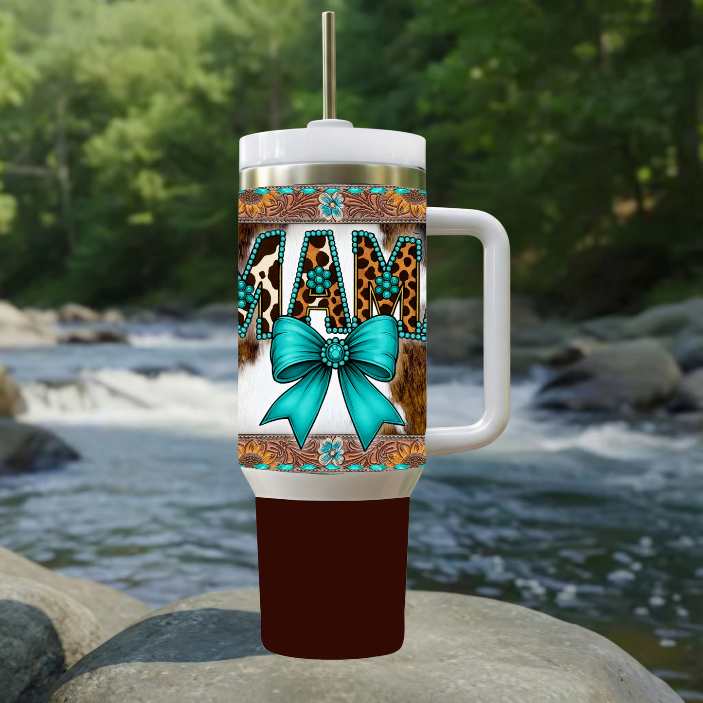 The Mama 30 ounce Handle Tumbler