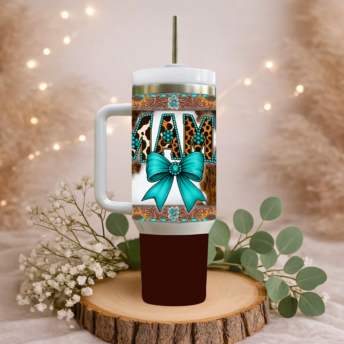 The Mama 30 ounce Handle Tumbler