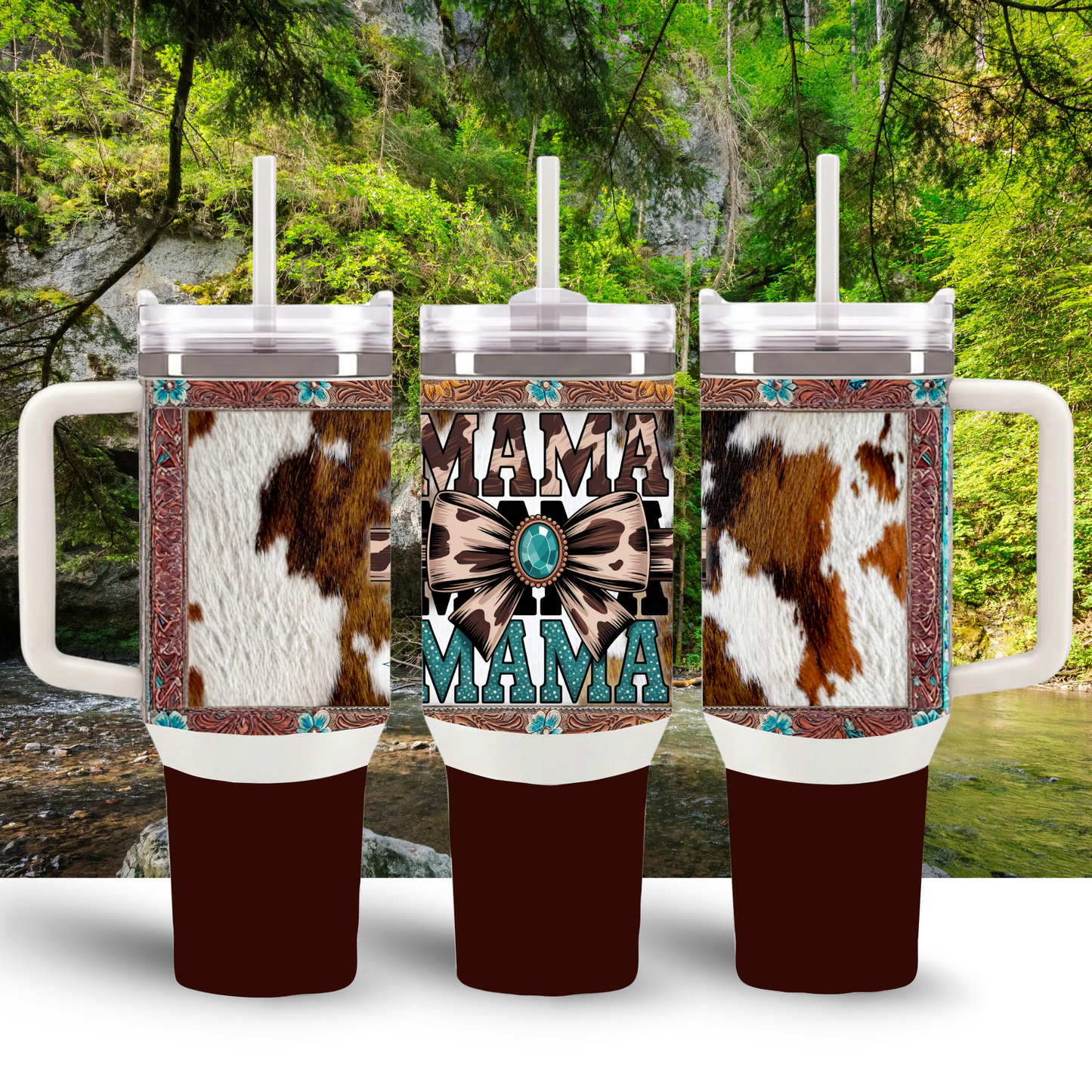 The Double Down Mama Tumbler — 30 oz Double Wall Insulated Stainless Steel