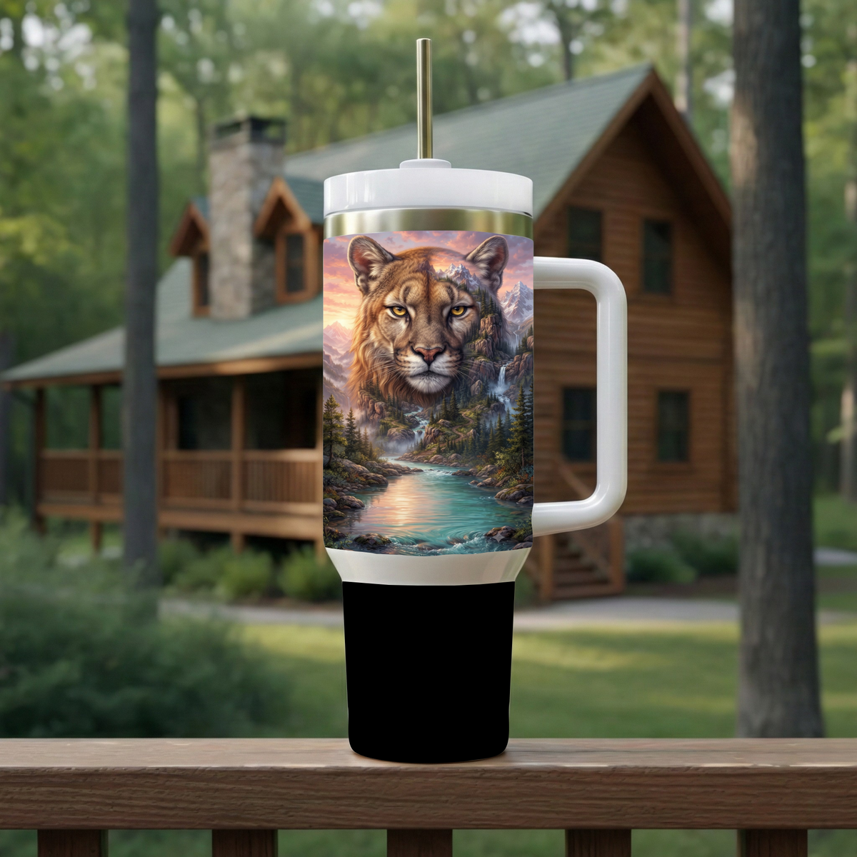 "Guardian of the Ridge" Wilderness Tumbler