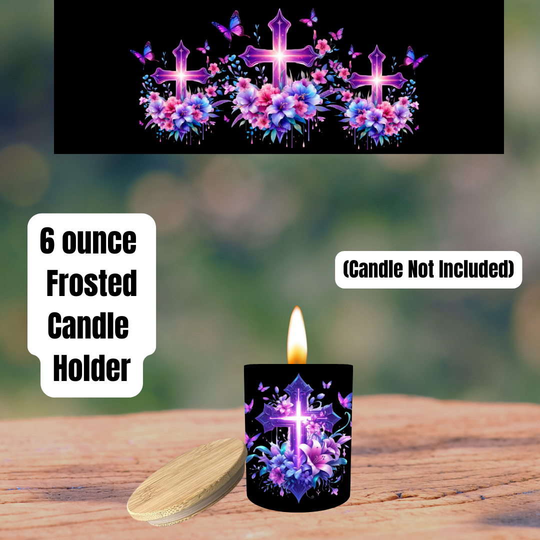Faithful Glow Collection – Inspirational Cross Candle Holders
