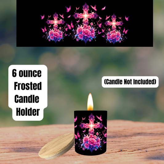 Faithful Glow Collection – Inspirational Cross Candle Holders