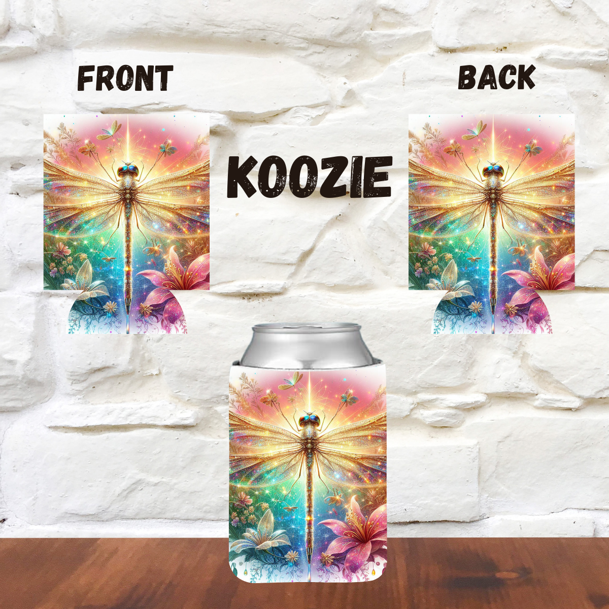 Twilight Wings Dragonfly Koozie