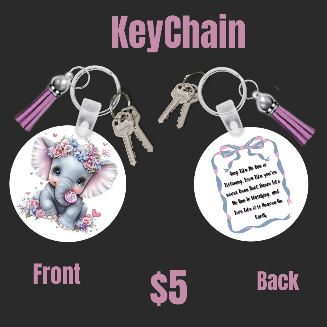 Heavenly Hugs Elephant Keychain Collection
