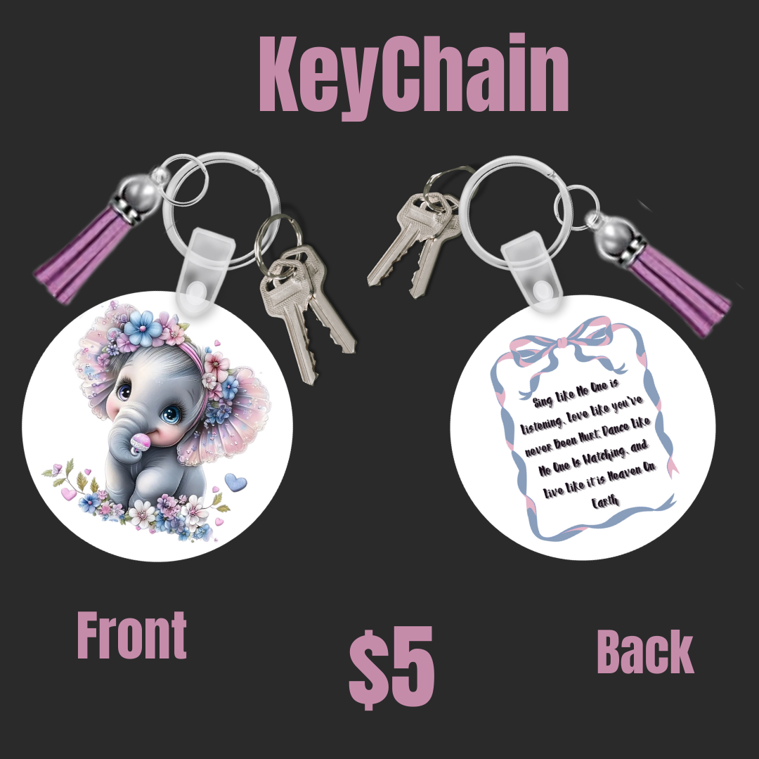 Heavenly Hugs Elephant Keychain Collection