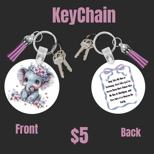 Heavenly Hugs Elephant Keychain Collection