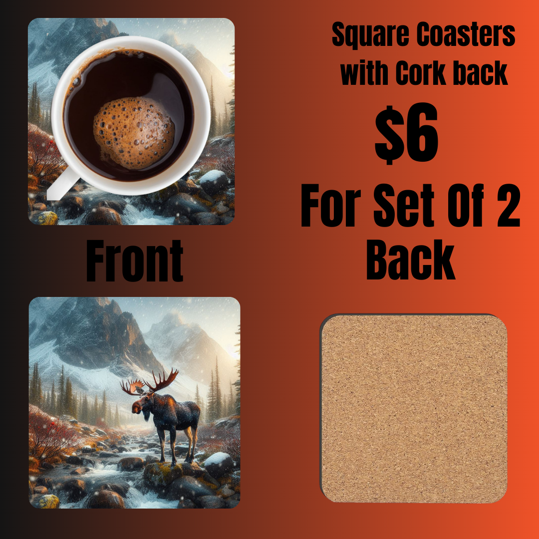 Majestic Wilderness Coasters Set