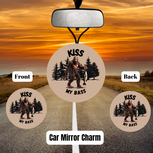 Kiss My Bass – Car Mirror Charm