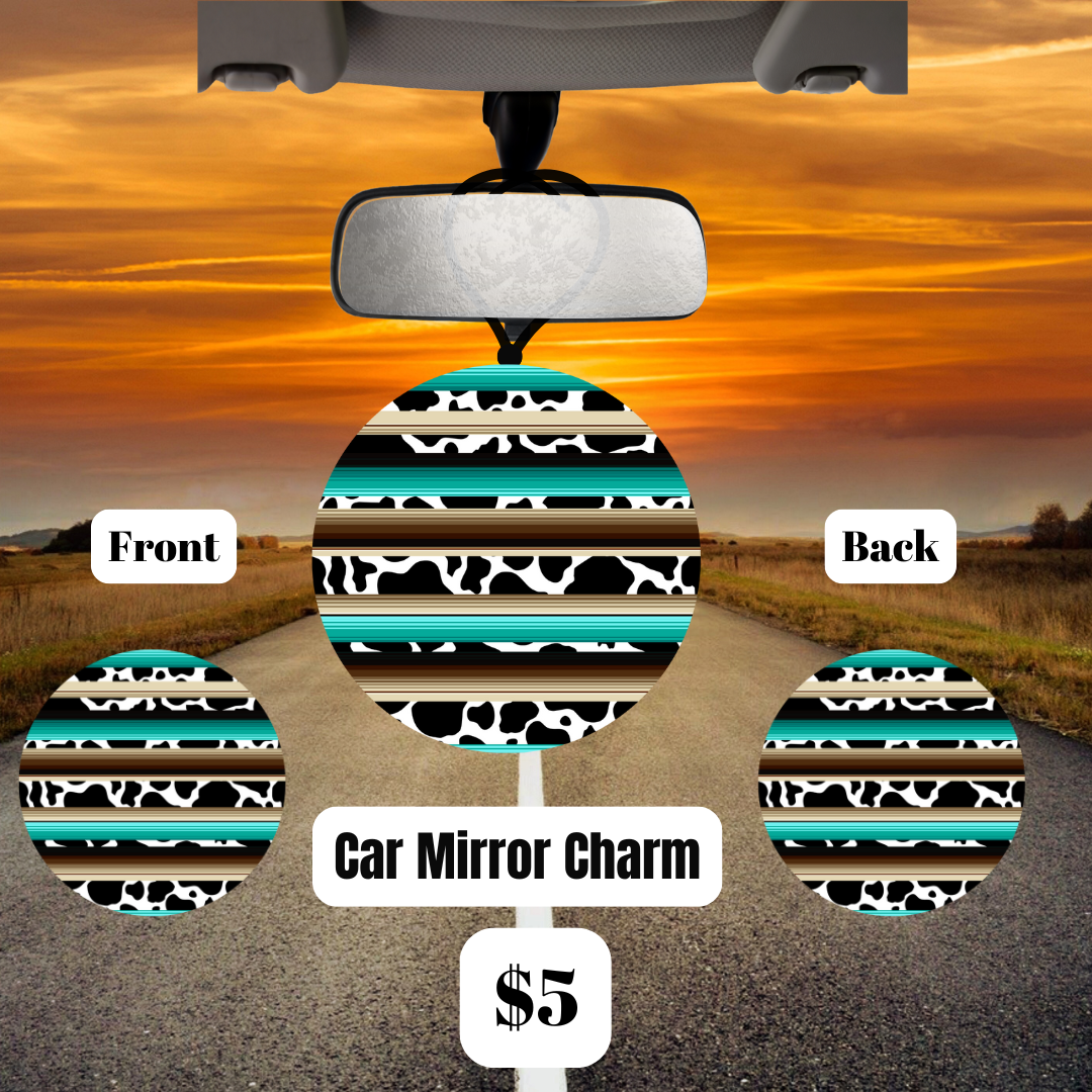 Country Elegance Car Mirror Charms