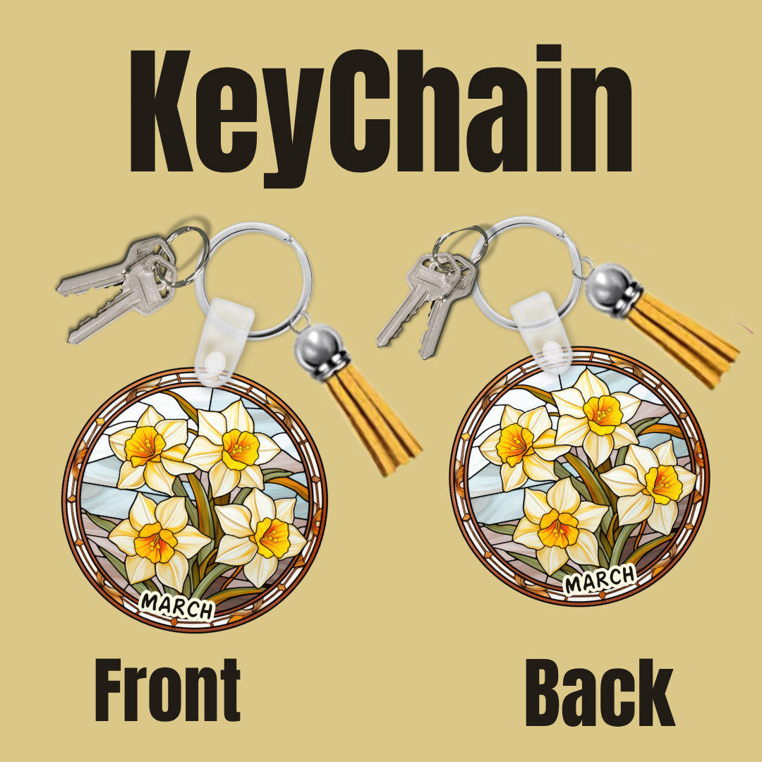 Blooms of the Month – Birth Flower Keychain Collection