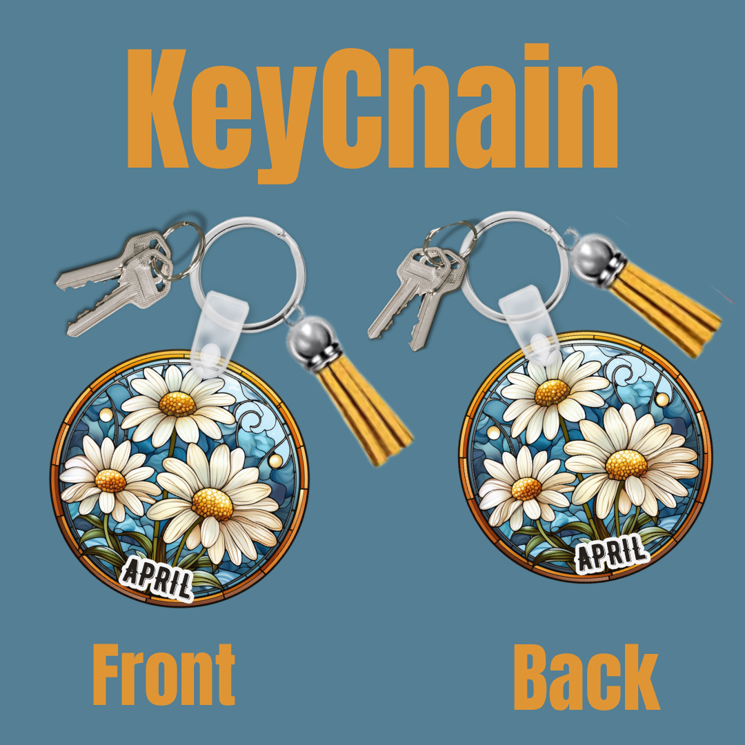 Blooms of the Month – Birth Flower Keychain Collection