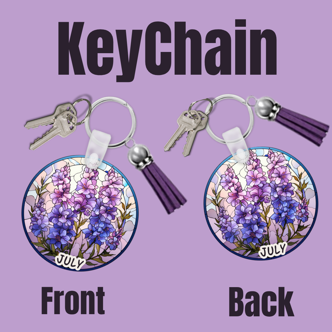 Blooms of the Month – Birth Flower Keychain Collection