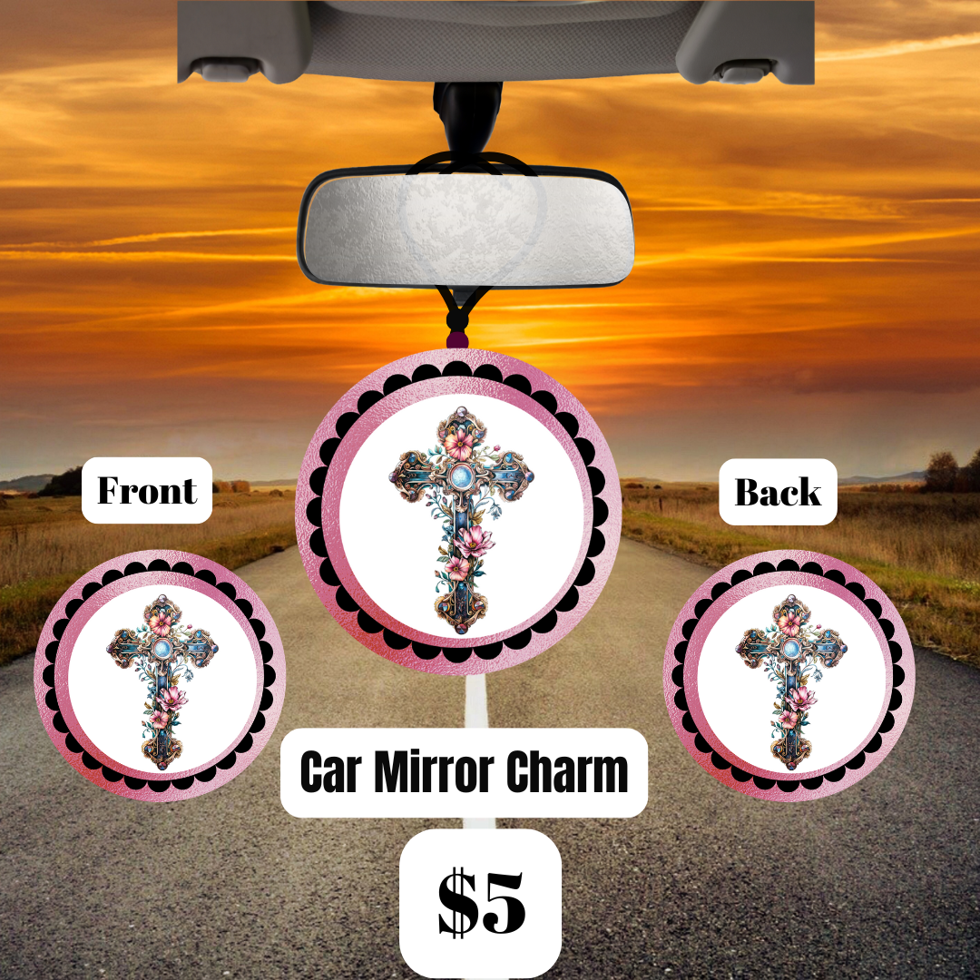 Divine Blossoms Car Mirror Charms Collection