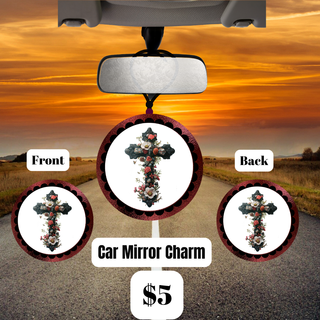 Divine Blossoms Car Mirror Charms Collection