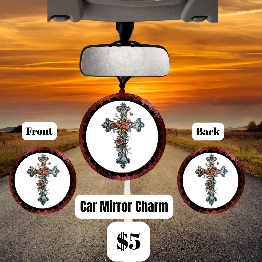 Divine Blossoms Car Mirror Charms Collection