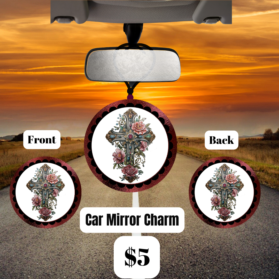 Divine Blossoms Car Mirror Charms Collection