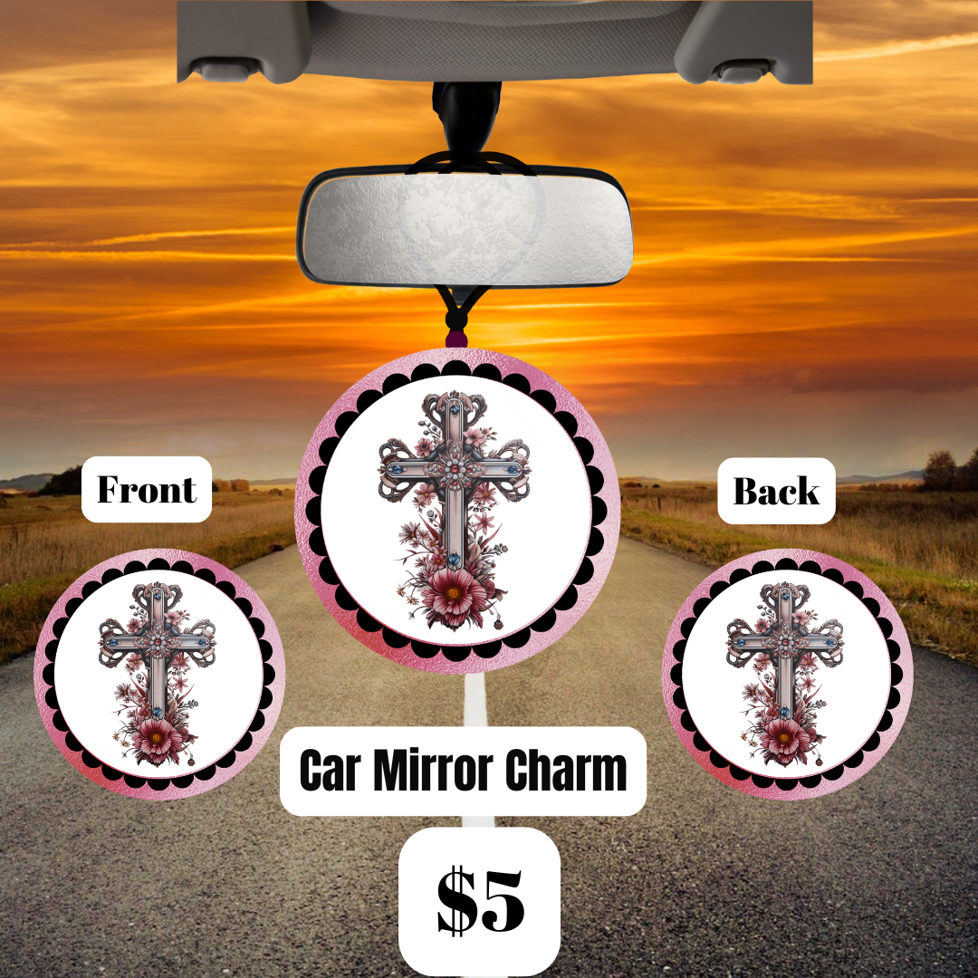 Divine Blossoms Car Mirror Charms Collection