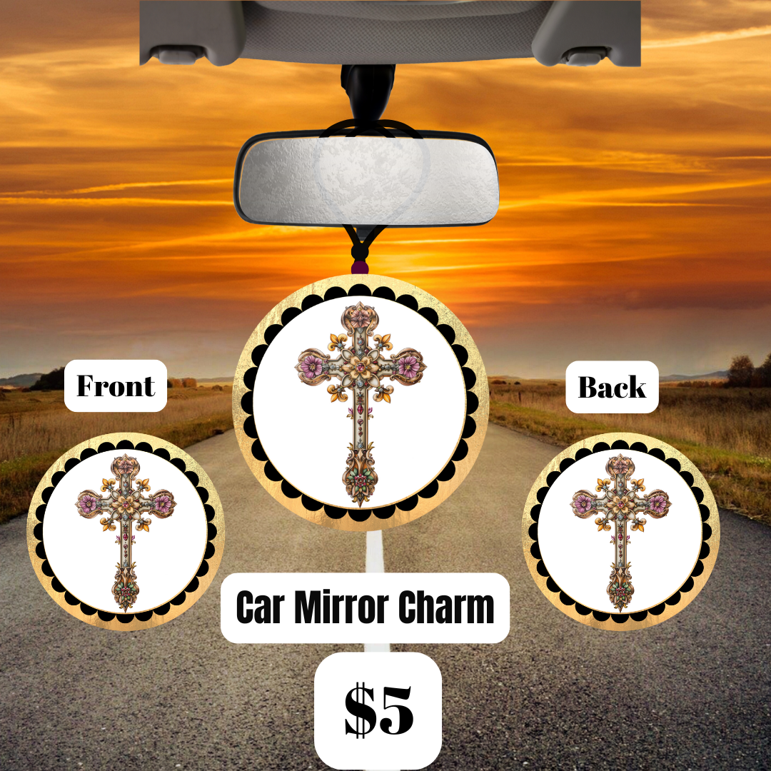 Divine Blossoms Car Mirror Charms Collection