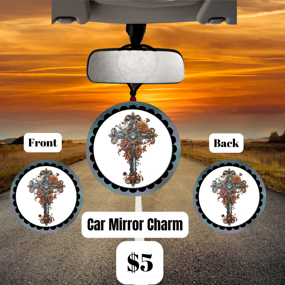 Divine Blossoms Car Mirror Charms Collection