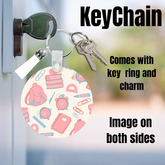 Back-to-School Vibes Keychain Collection 🎒✏️📚