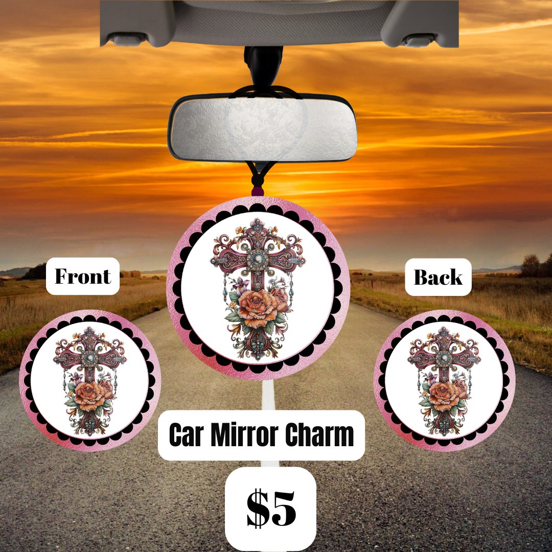 Divine Blossoms Car Mirror Charms Collection