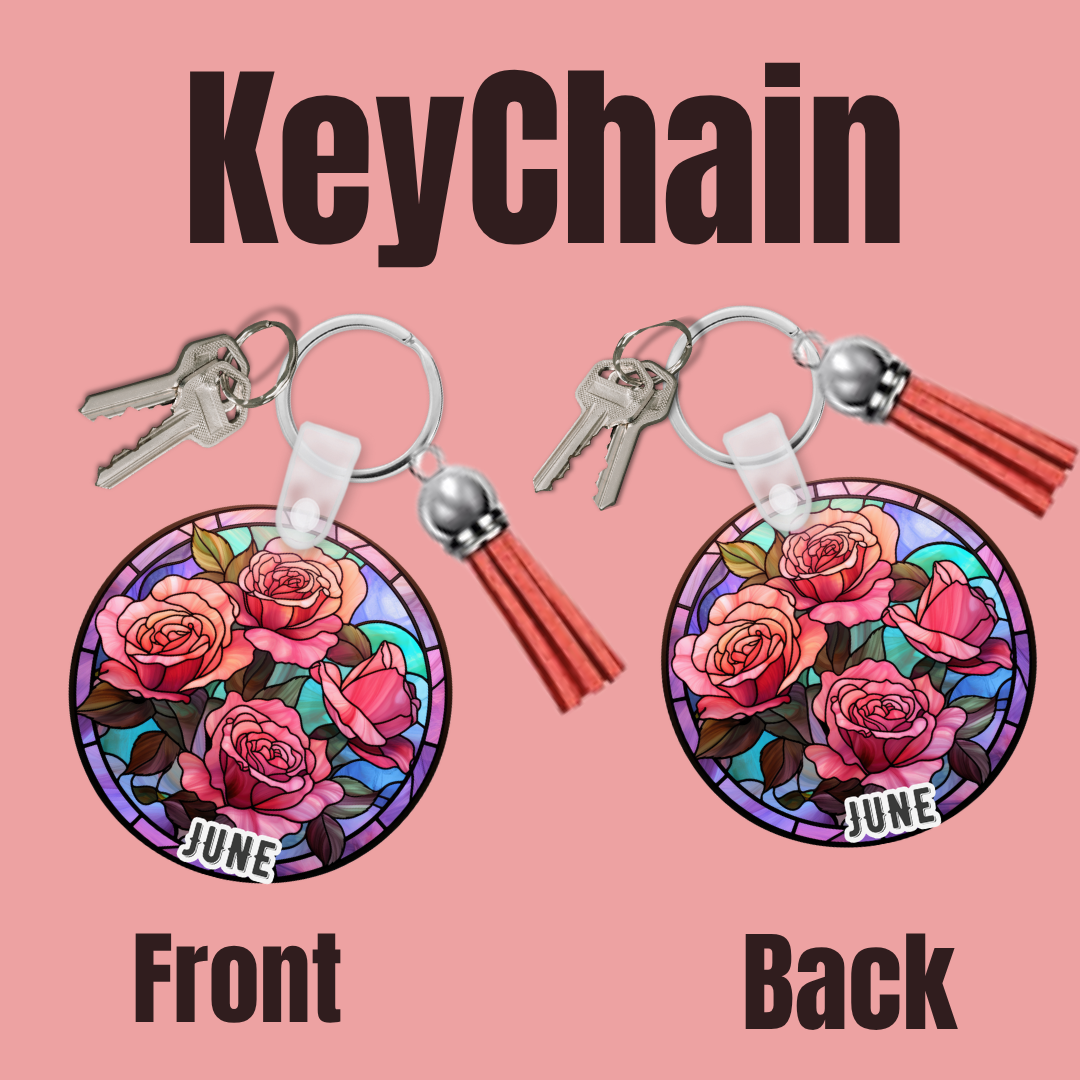 Blooms of the Month – Birth Flower Keychain Collection