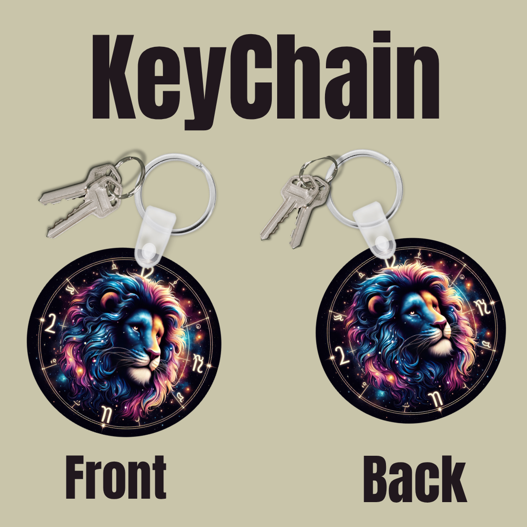Cosmic Goddess Zodiac Keychain Collection