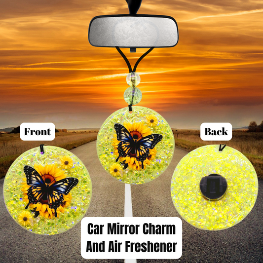 Sunshine Flutter Car Charm & Air Freshener