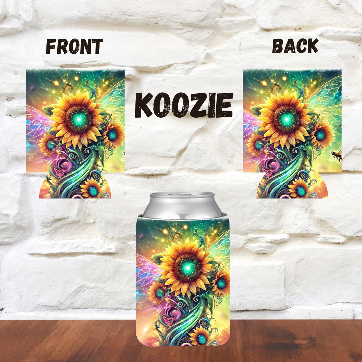Sunshine Bloom Koozie Duo