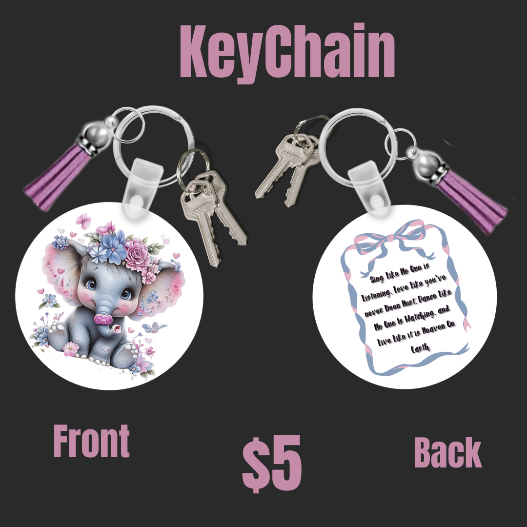 Heavenly Hugs Elephant Keychain Collection