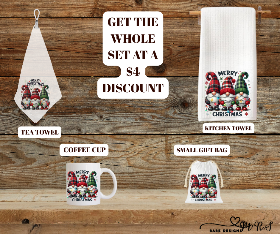 Merry Gnome Christmas Gift Set