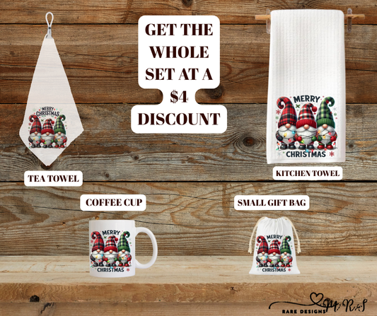 Merry Gnome Christmas Gift Set