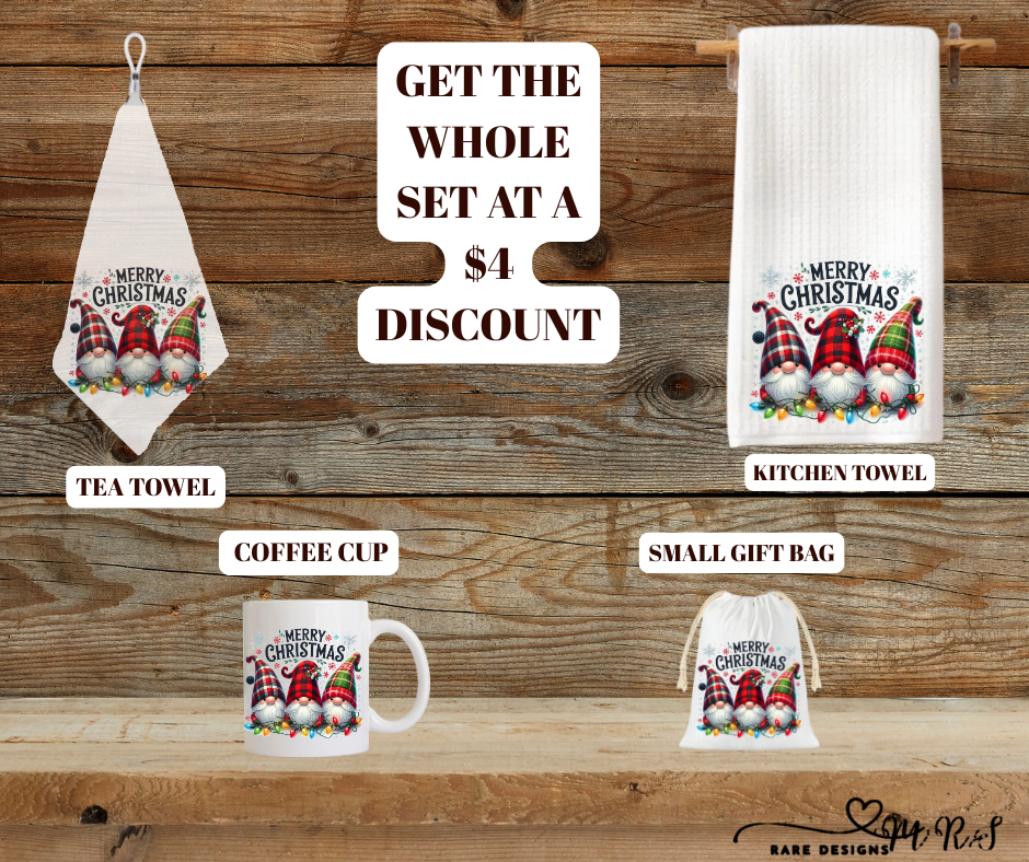 Merry Gnome Christmas Gift Set