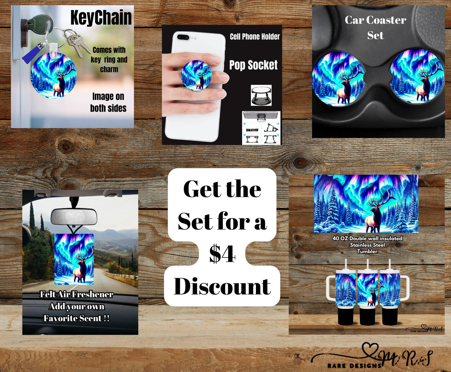 Northern Lights Elk Winter Gift Bundle – SAVE $4