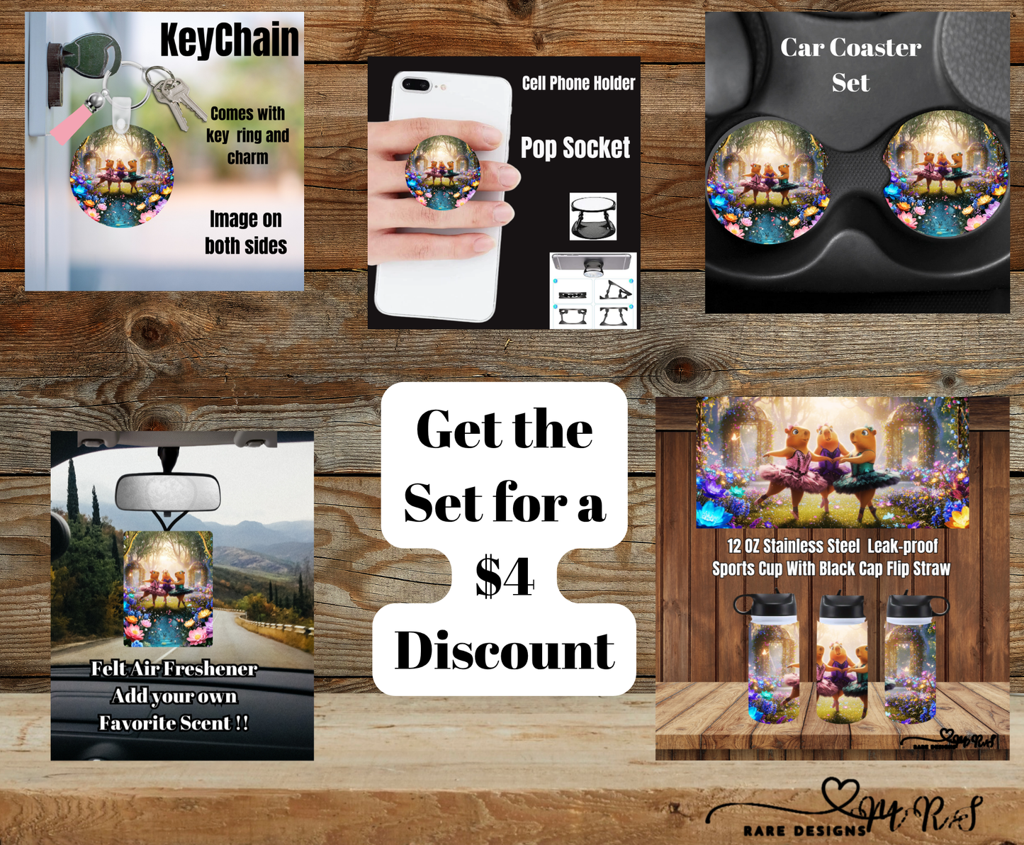 Dancing Axolotls Magic Set – Whimsical Gift Collection