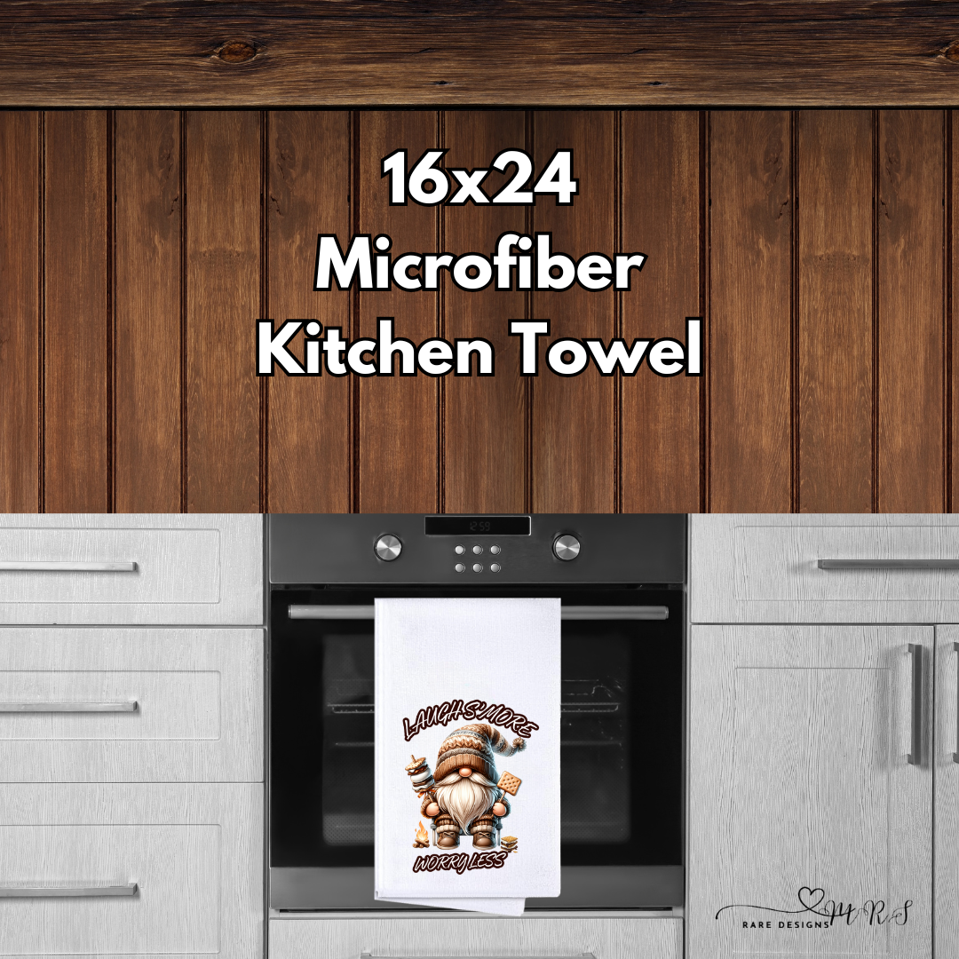 Laugh S’more, Worry Less — Toasty Gingham Campfire Gnome Set