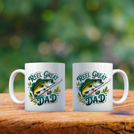 🎣 Reel Great Dad Fishing Mug