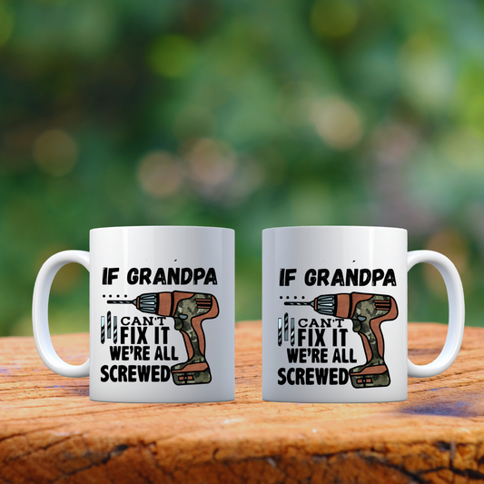Fix-It Grandpa & Papa Mug Set