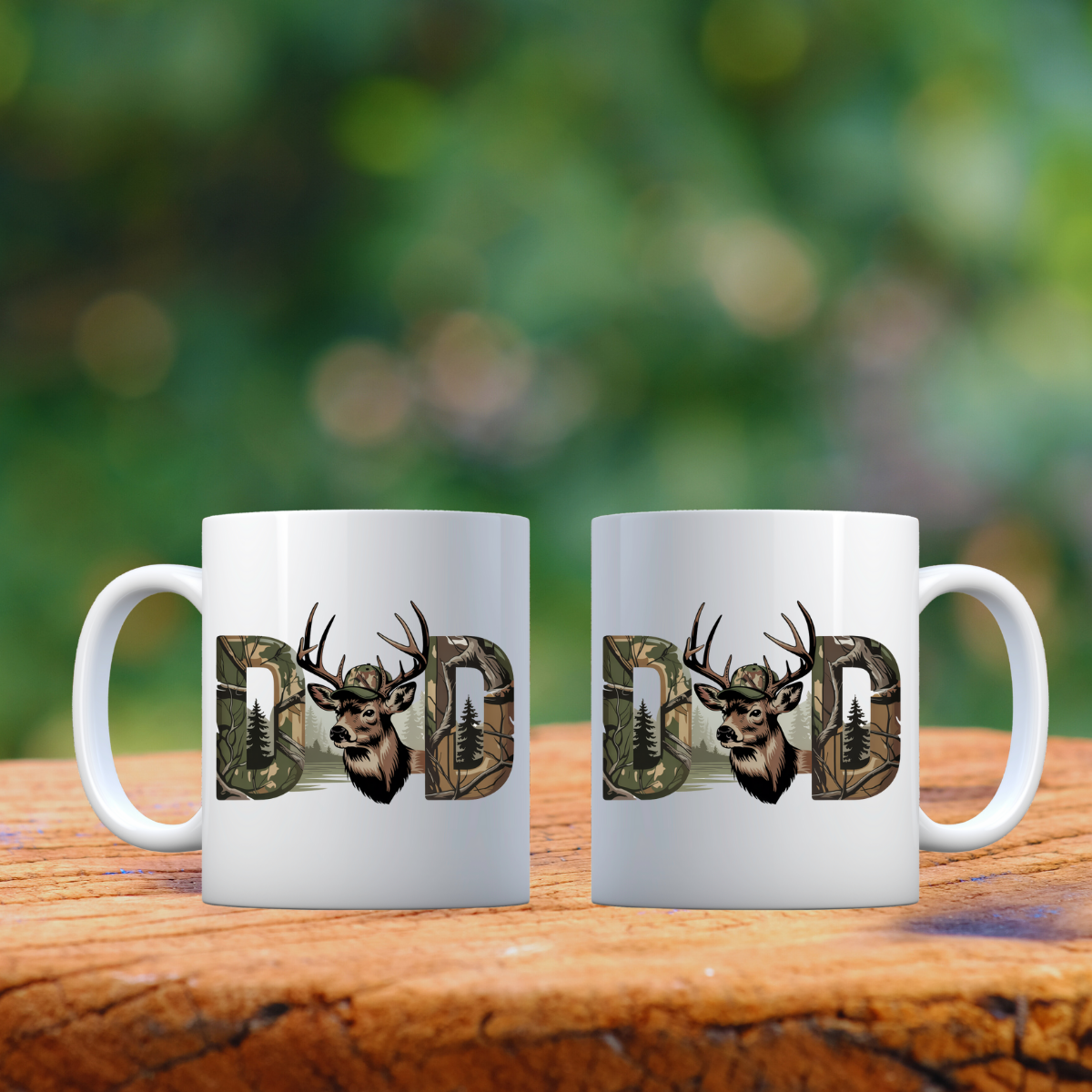 Buckin’ Awesome Dad Mug Duo