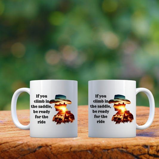 Saddle Up Sunset Coffee Mug