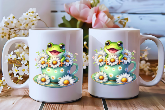☕ Froggy Sips Mug Collection 🐸