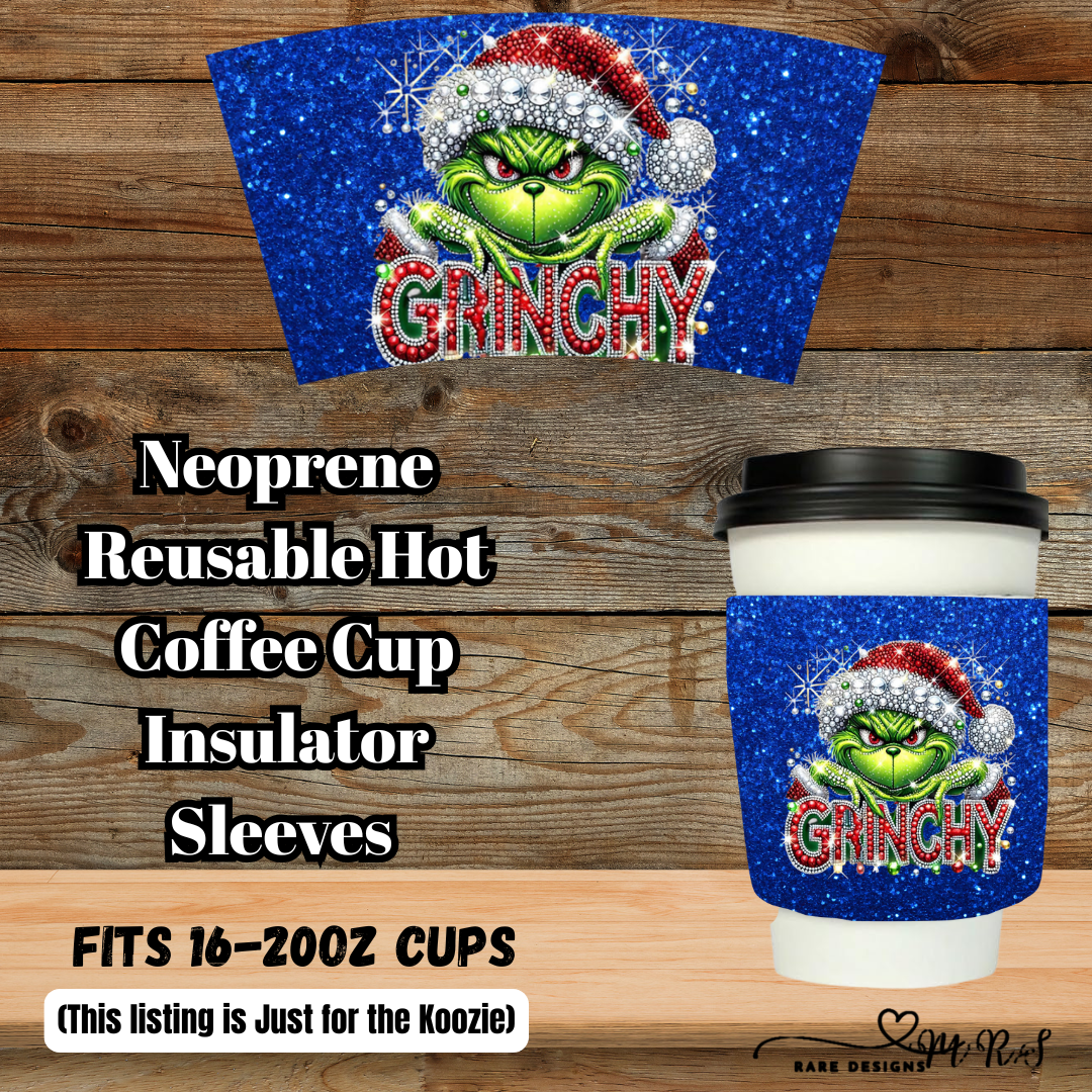 Grinchy Glam Coffee Cup Koozie Collection