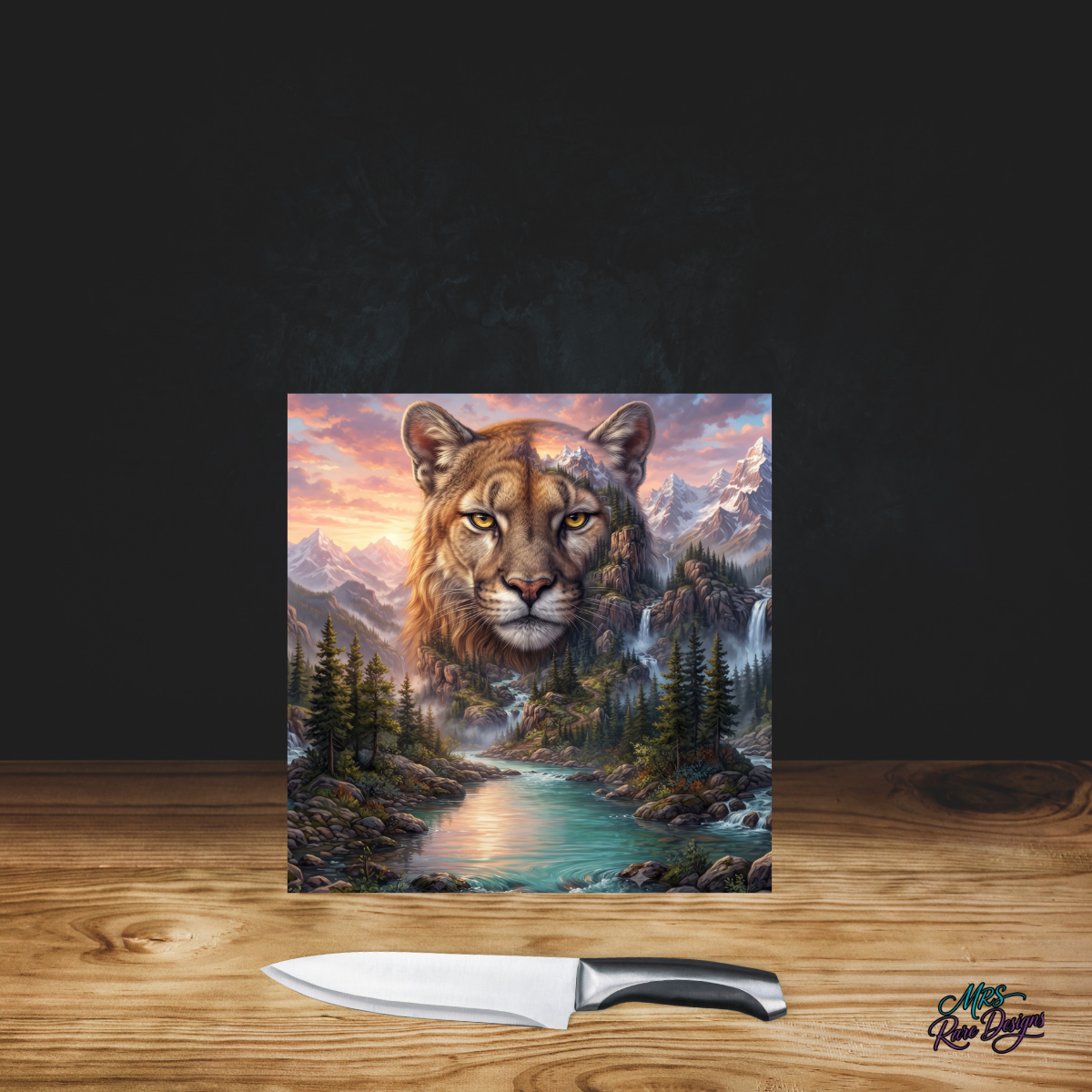 "Embrace the Journey" Mini Glass Cutting Board