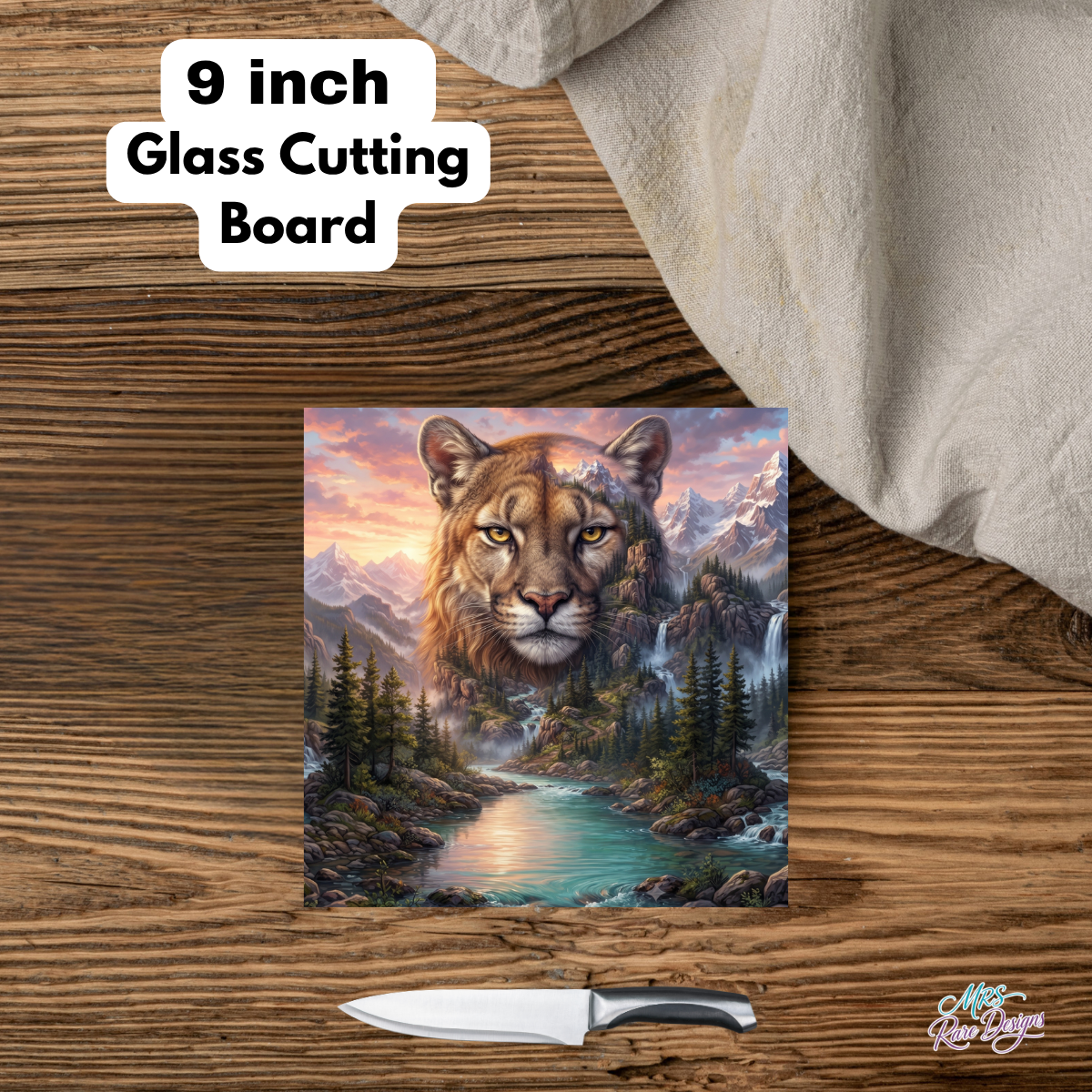 "Embrace the Journey" Mini Glass Cutting Board