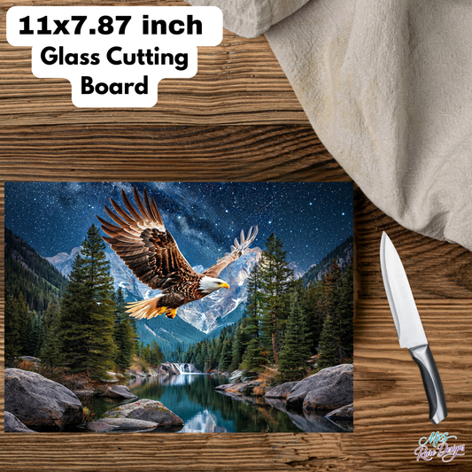 Alpine Soaring Eagle Glass Cutting Board