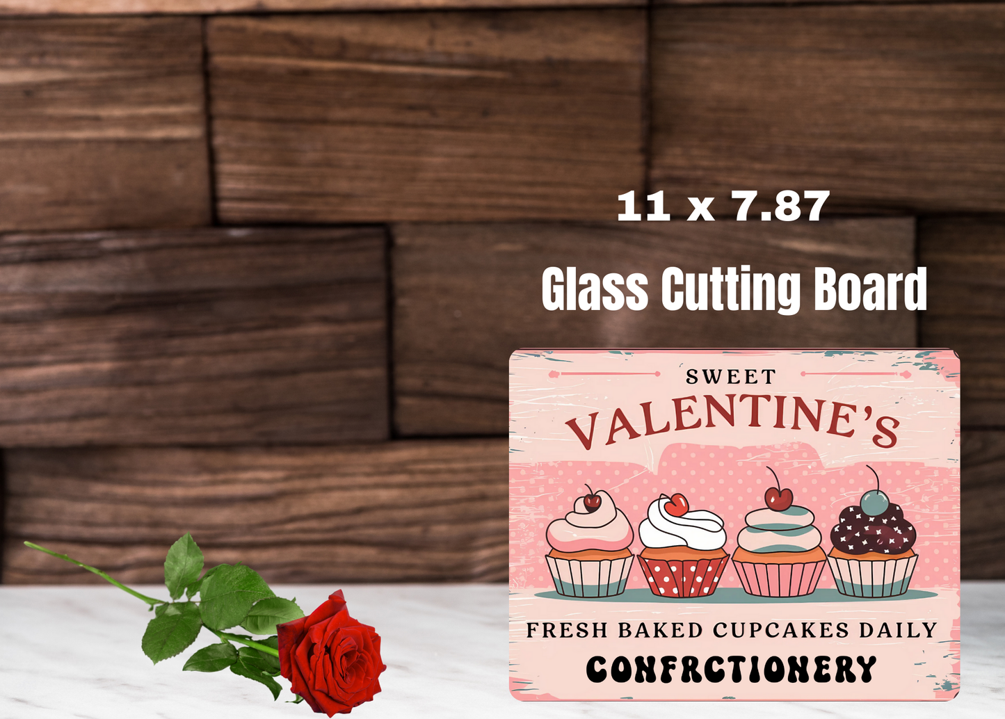 Sweetheart's Delight Glass Cutting Boards