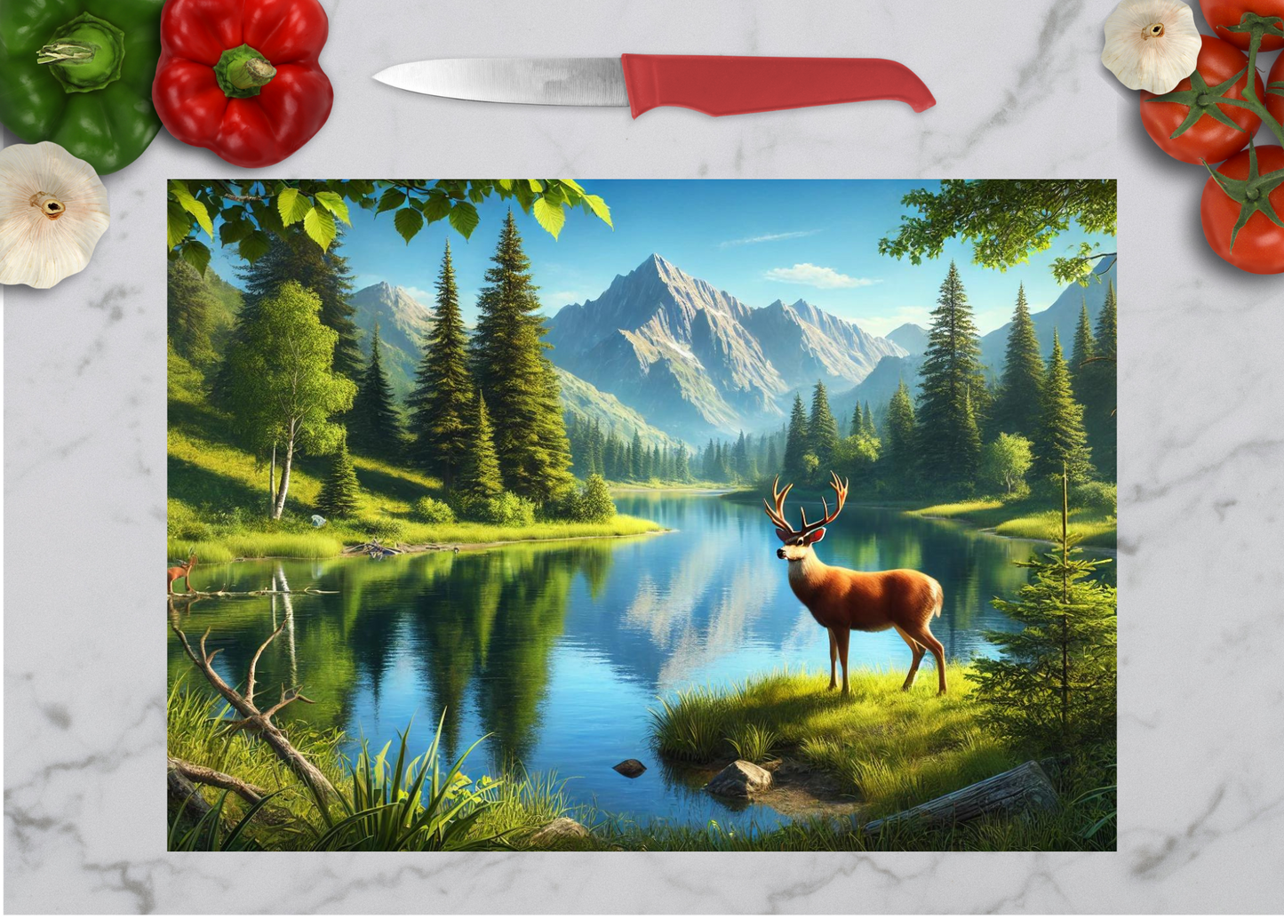 Nature-Inspired Glass Cutting Boards