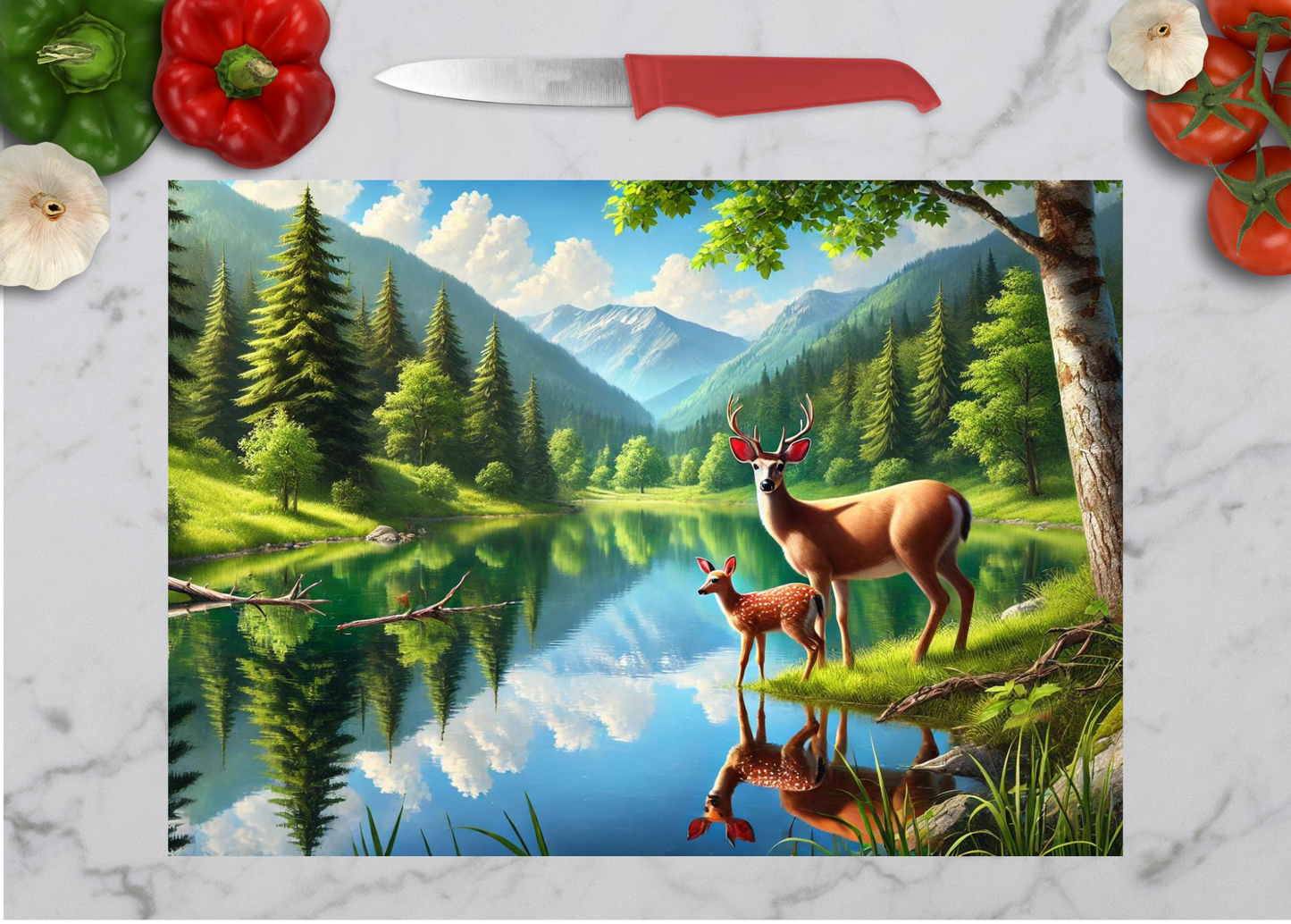 Nature-Inspired Glass Cutting Boards