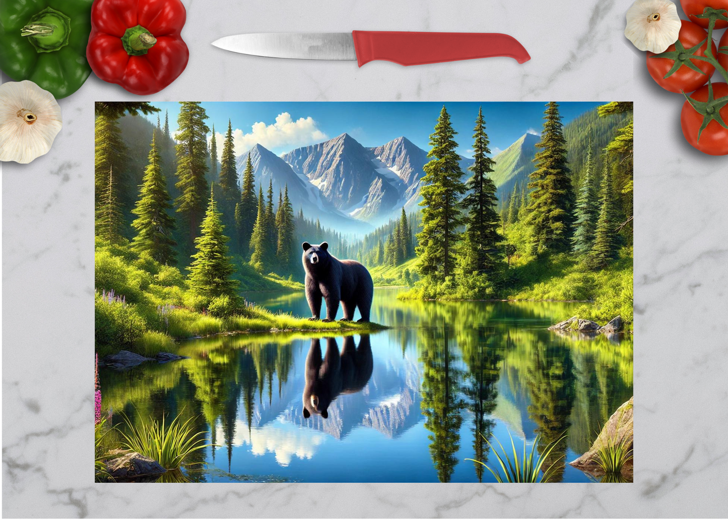 Nature-Inspired Glass Cutting Boards